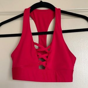 PINK Red Sports Bra
